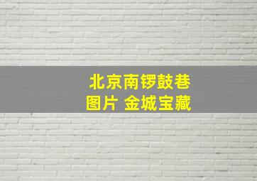 北京南锣鼓巷图片 金城宝藏